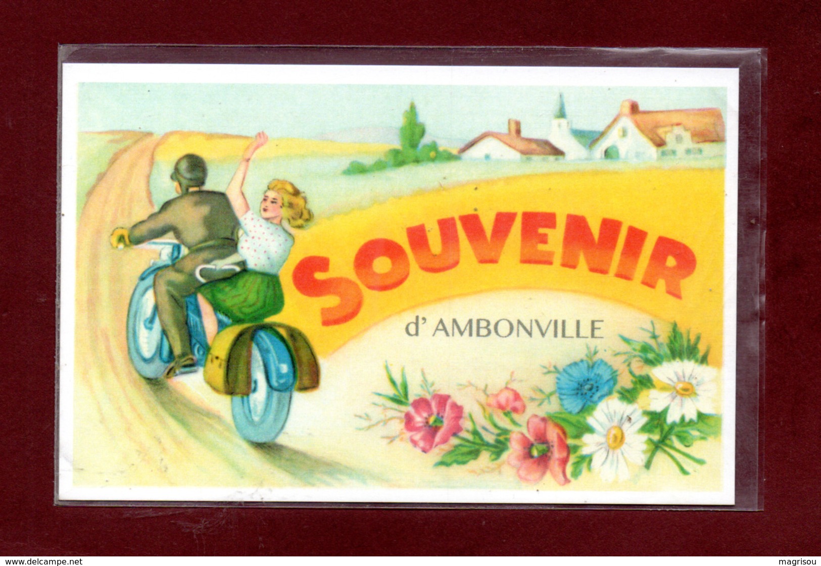 52-CARTE POSTALE AMBONVILLE - Autres & Non Classés