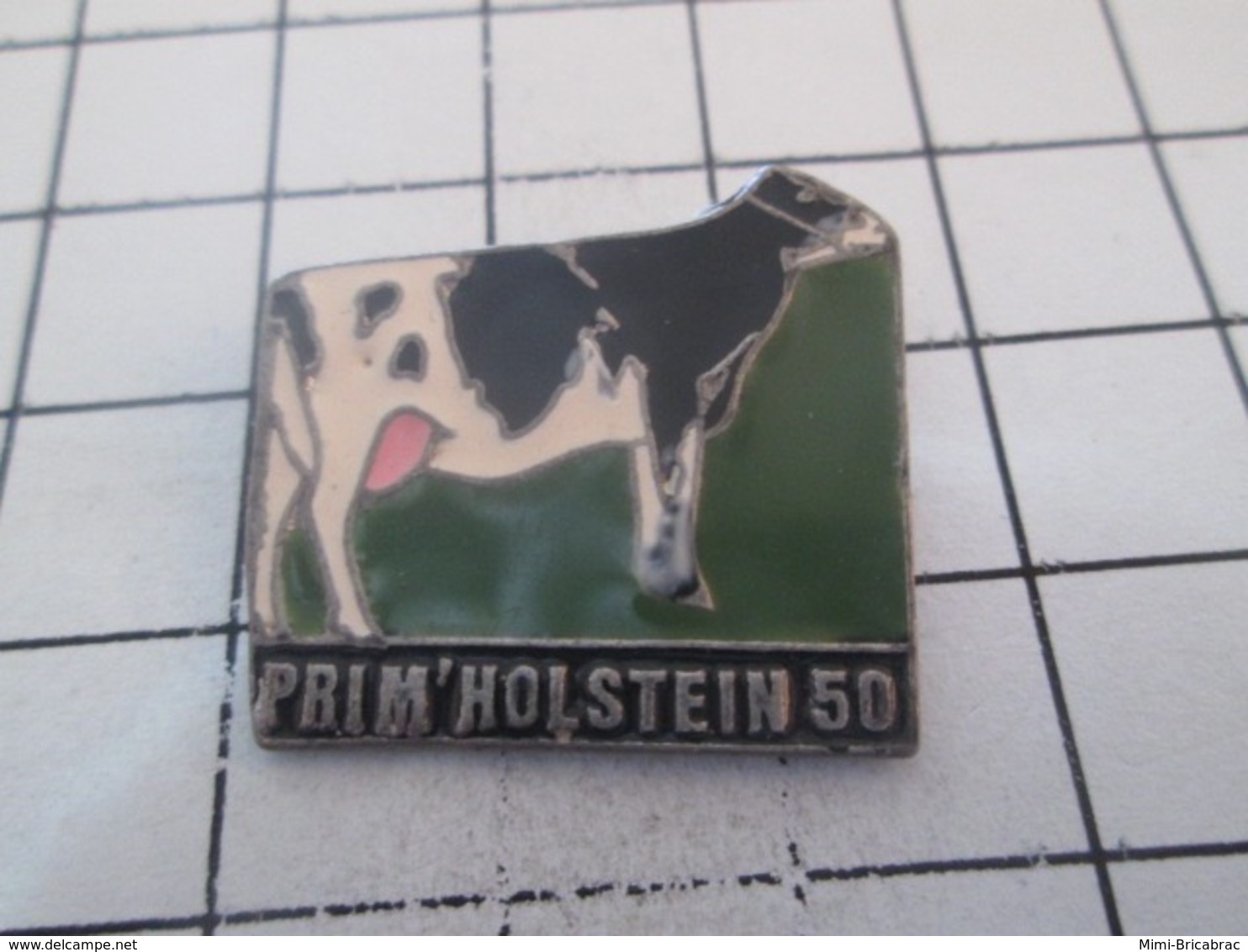 1019 Pin's Pins : BEAU ET RARE : Thème ANIMAUX / VACHE INDUSTRIELLE PRIM'HOLSTEIN 90 - Animaux