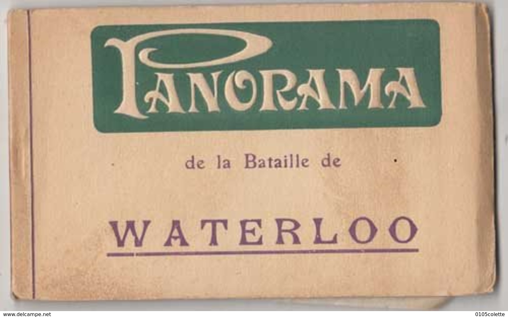 CPA Hitoires -Panorama De La Bataille De Waterloo -  Carnet De 12 Cartes Numérotées   - Achat Immédiat - (cd008) - Geschiedenis