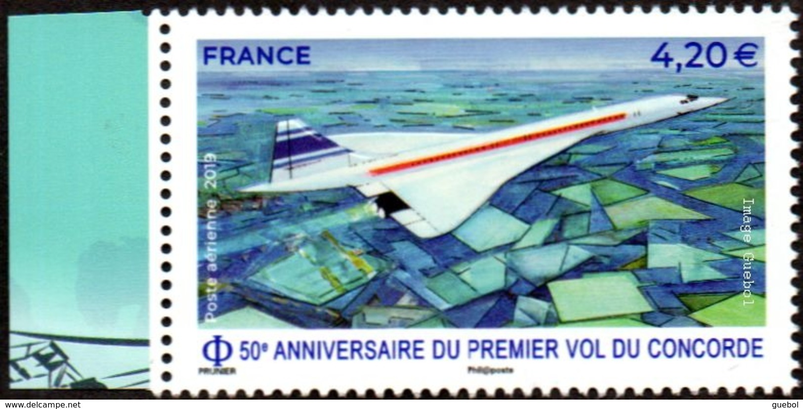 France N° PA  83 A ** Poste Aérienne - 50e Anniversaire Du 1er Vol Du Concorde - 1960-.... Ungebraucht