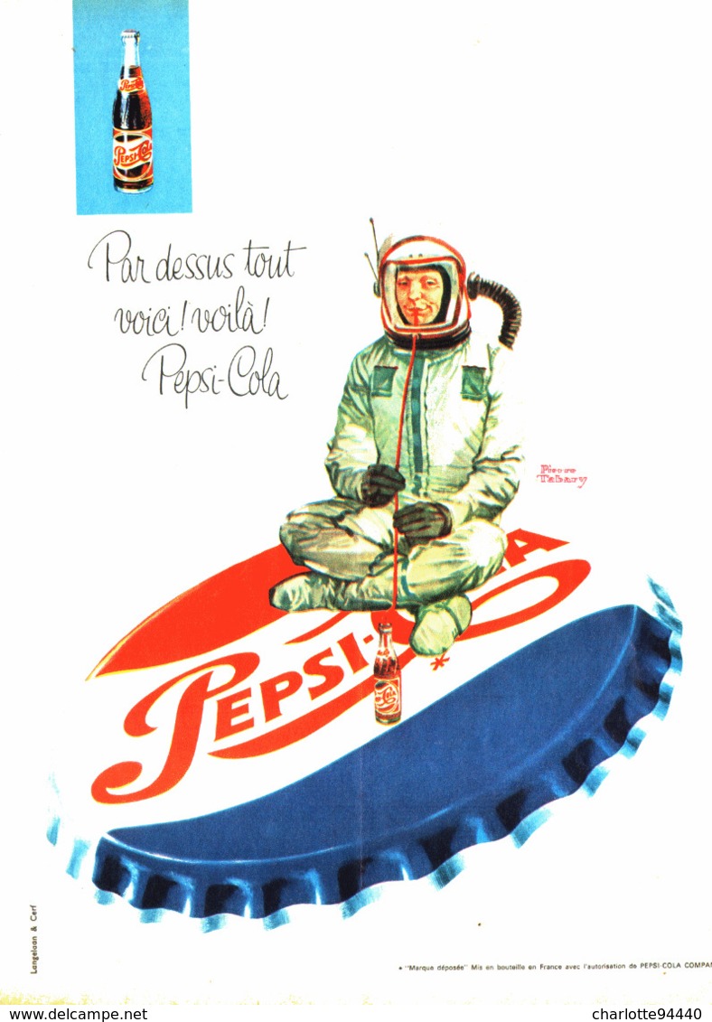 PUB   " PEPSI-COLA   "  1963 ( 3 ) - Afiches Publicitarios