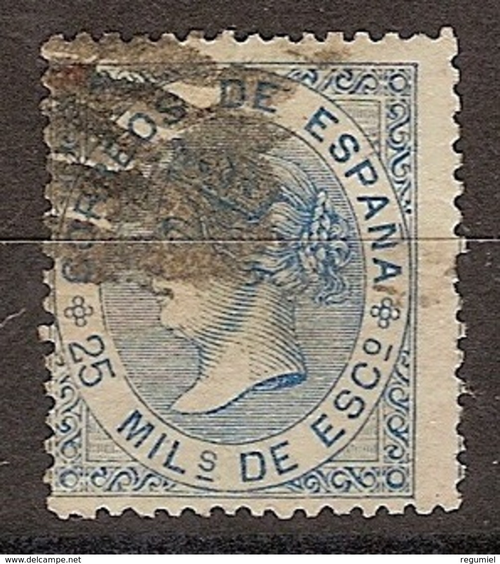 España U 0097 (o) Isabel II. 1868 - Usados