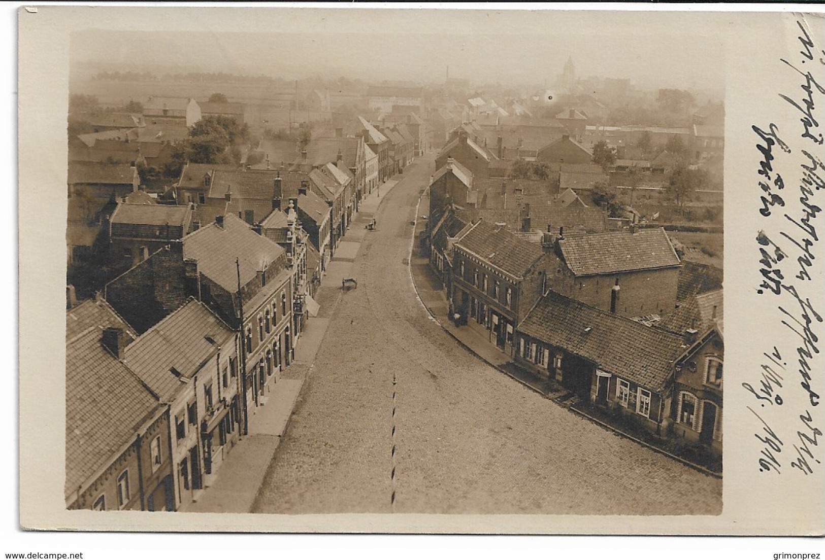 CARTE-PHOTO NORD 59 WW1 ANNOEULLIN Vue Aérienne De 1916 - Autres & Non Classés