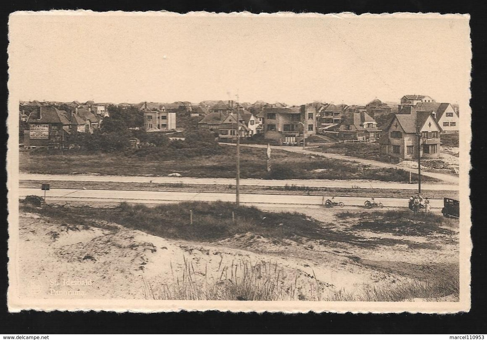 Sint Idesbald- Panorama 1949 -villa T'zan - Koksijde