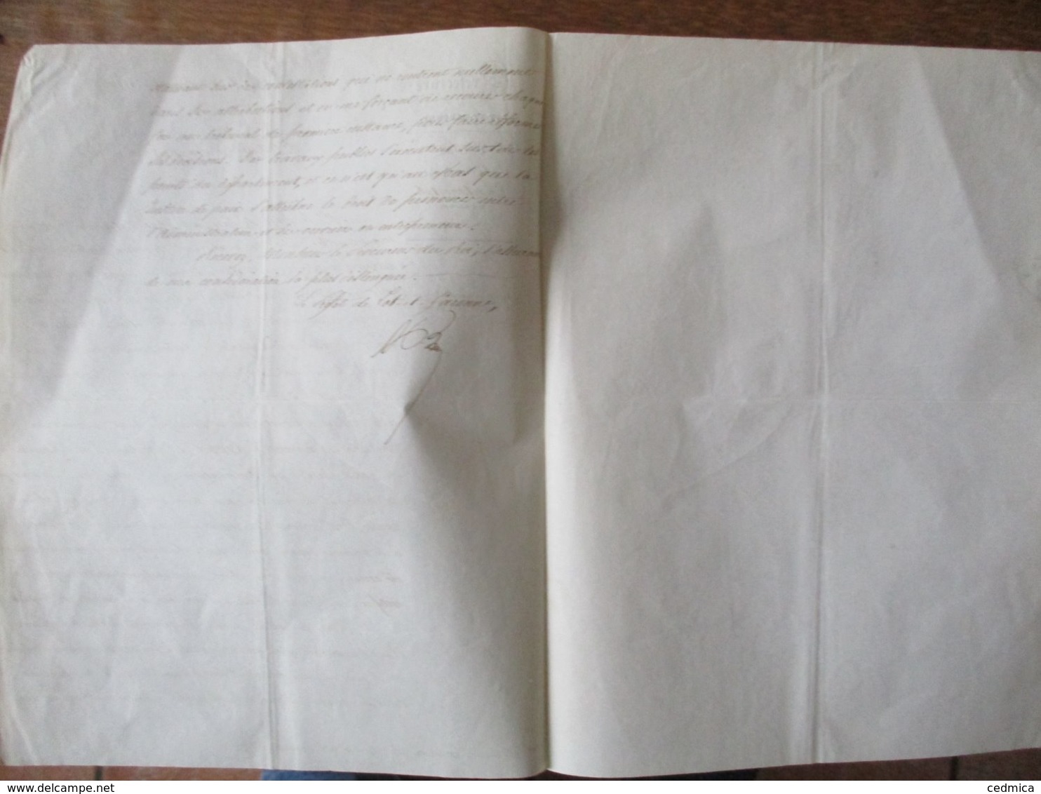 AGEN LE 17 NOVEMBRE 1840 COURRIER DU PREFET DE LOT ET GARONNE A MONSIEUR LE PROCUREUR DU ROI A MARMANDE - Manuscrits