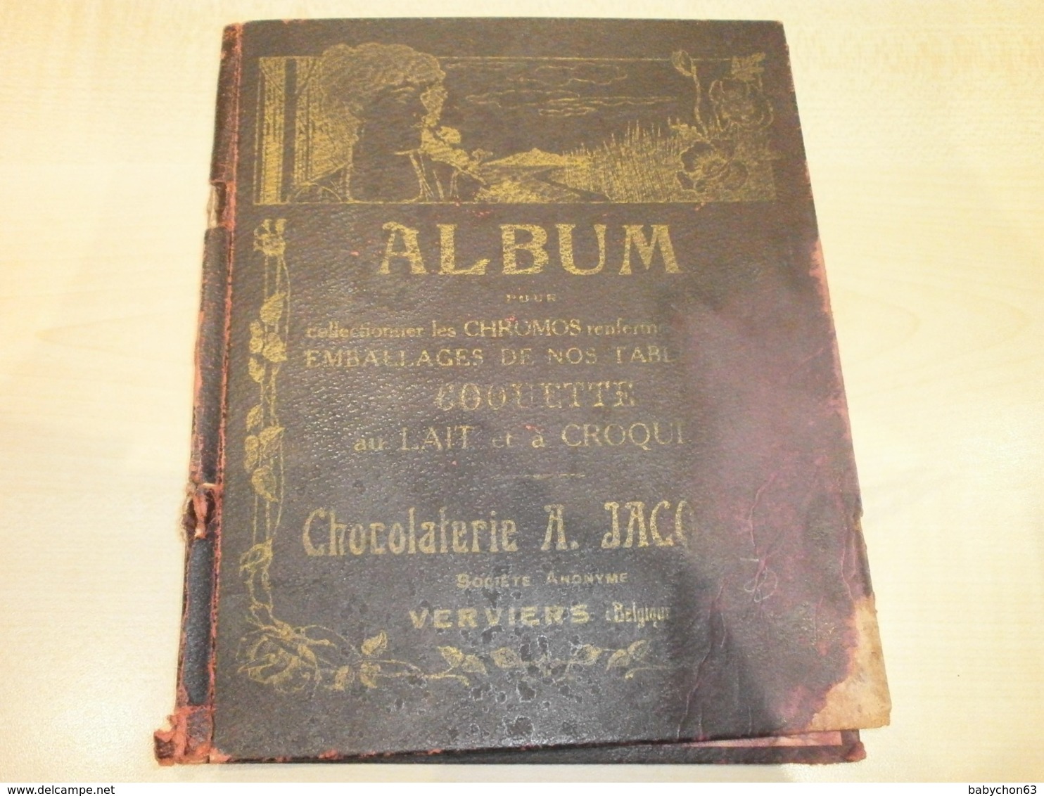 Ancienne Couverture Album CHOCOLATERIE JACQUES   VERVIERS - Sonstige & Ohne Zuordnung