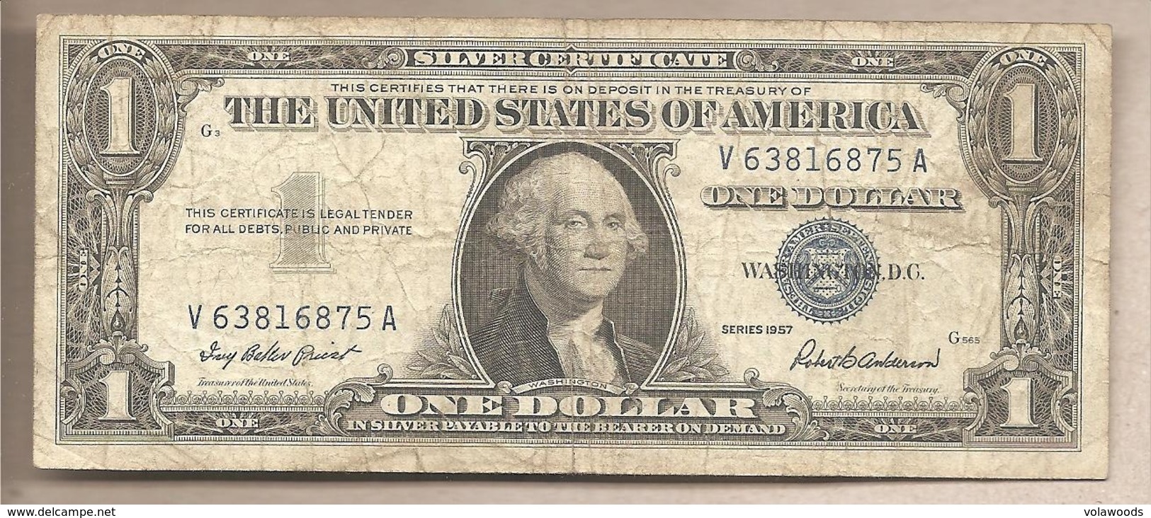 USA - Banconota Circolata Da 1 Dollaro P-419 - 1957 #17 - Silver Certificates (1928-1957)