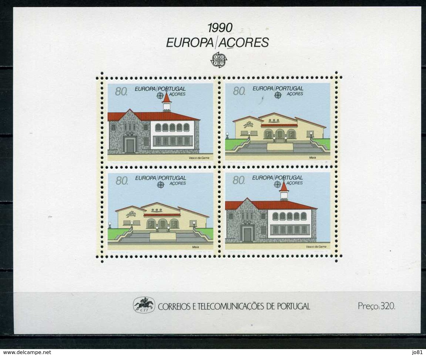 Açores YT Bloc 11 XX / MNH Europa 1990 - Azores