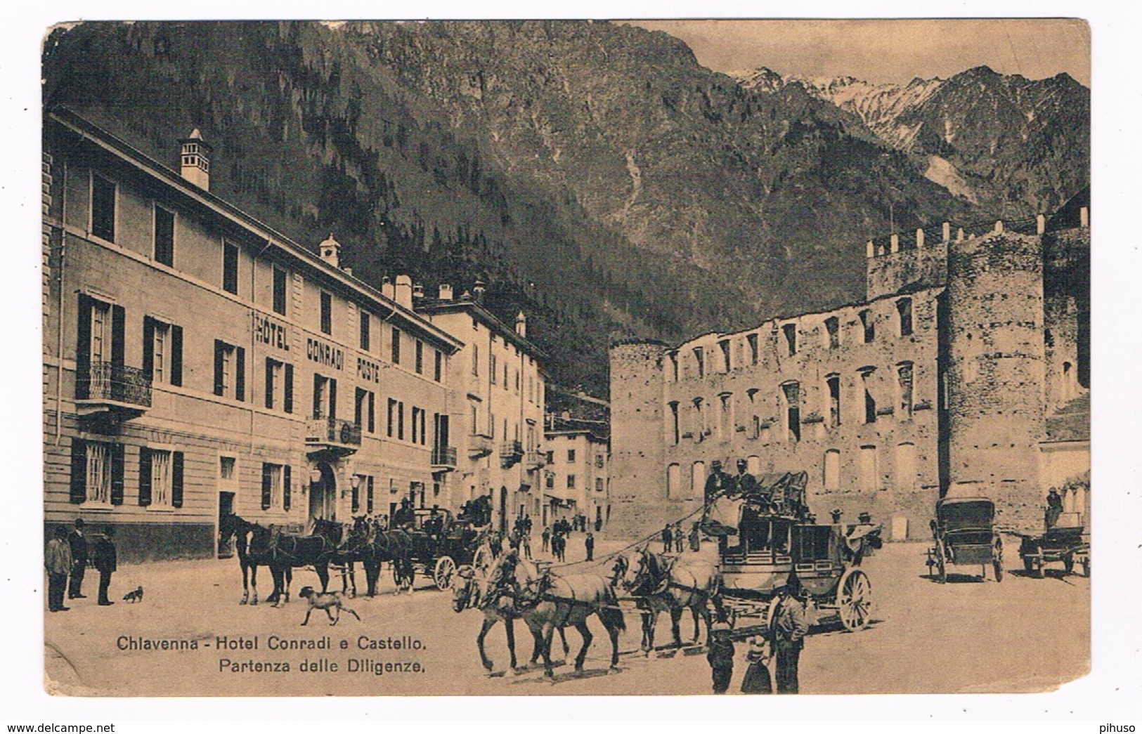 IT-3227  CHIAVENNA : Hotel Conradi E Castello - Sondrio