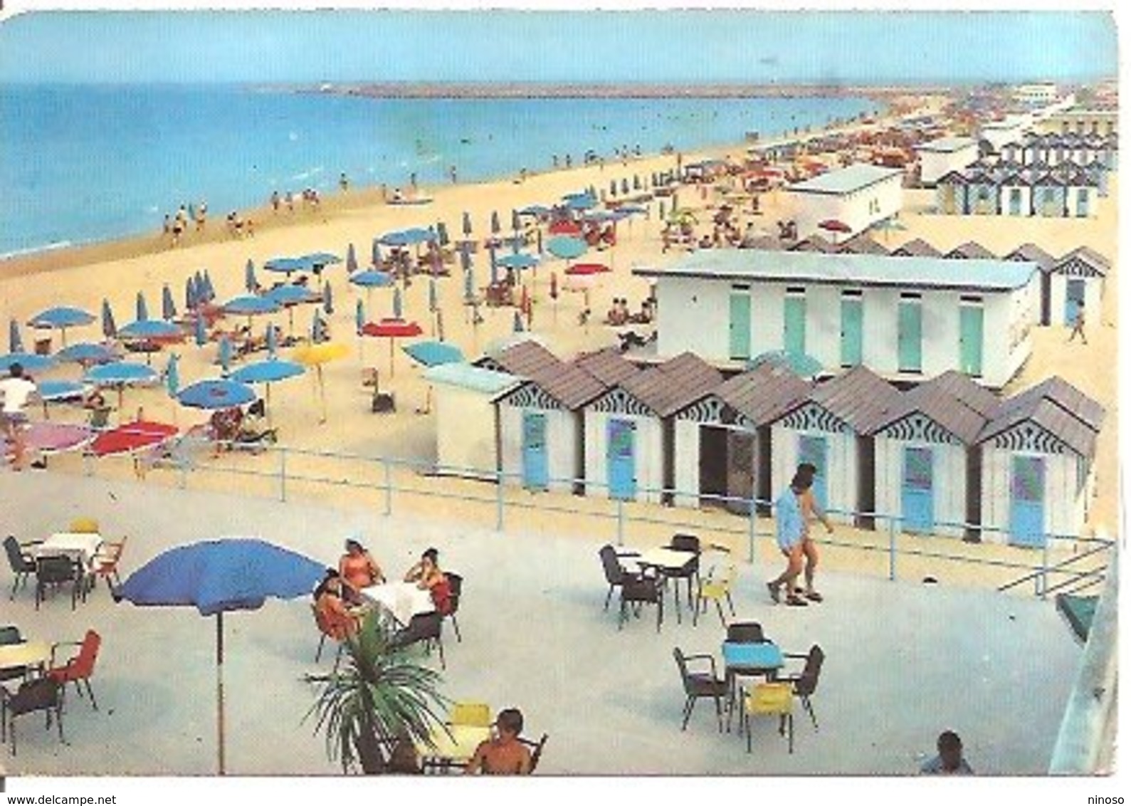 GIULIANOVA  ( TERAMO ) LA SPIAGGIA DA PONENTE - Teramo