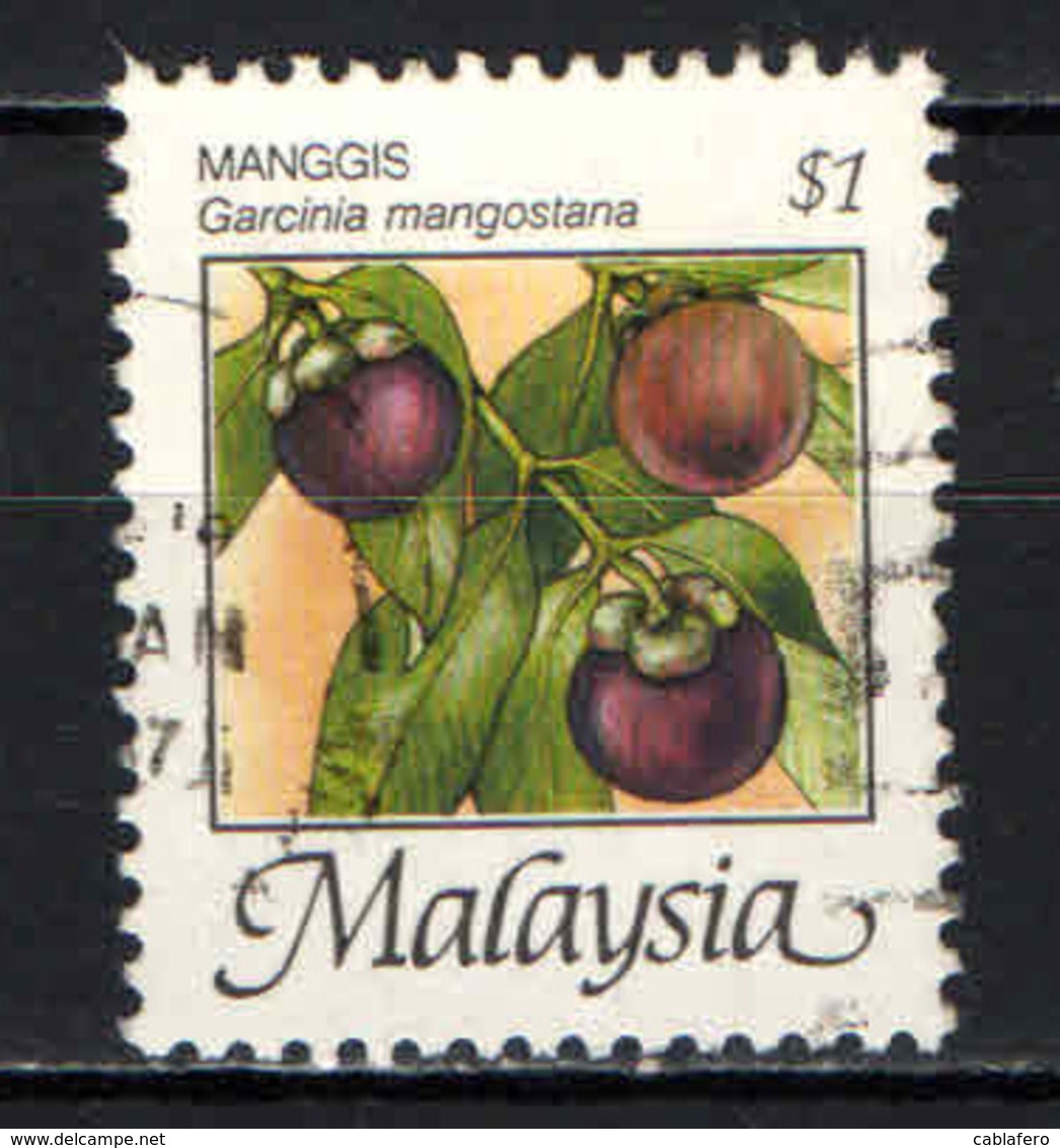 MALESIA - 1986 - Garcinia Mangostana - USATO - Malesia (1964-...)