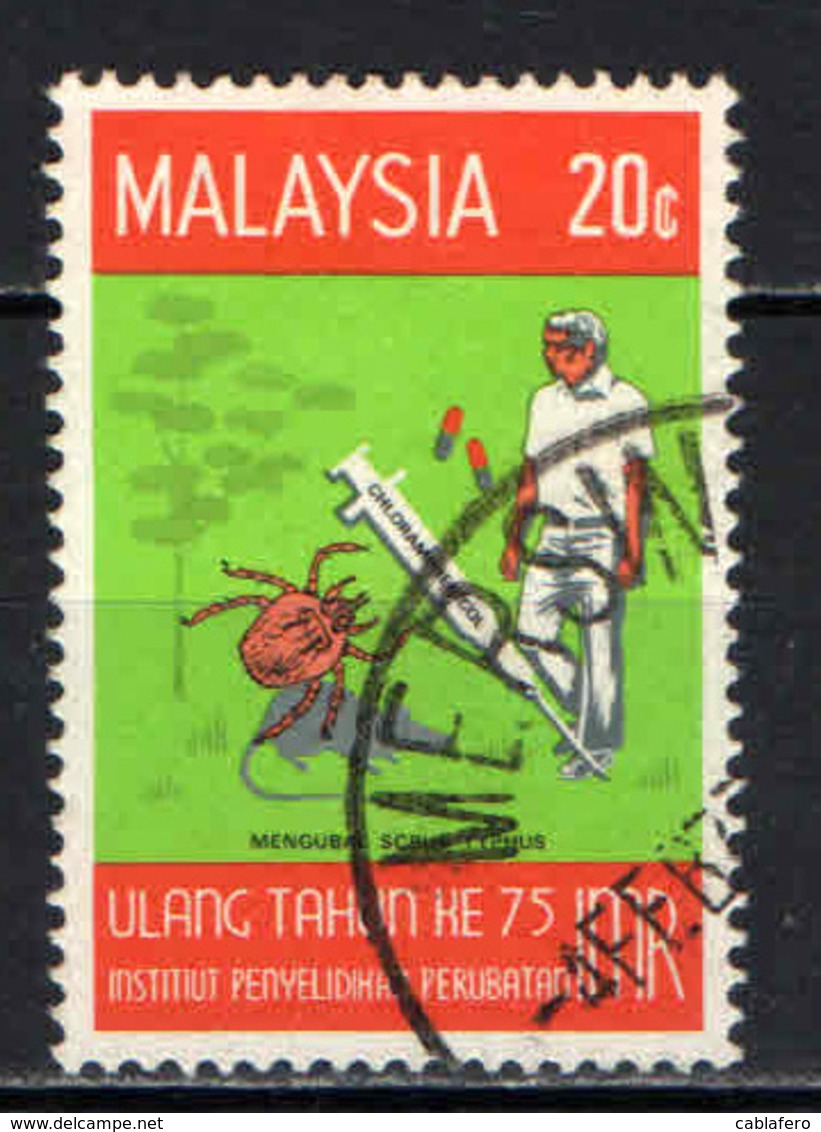 MALESIA - 1976 - Institute For Medical Research, Kuala Lumpur, 75th Anniversary - USATO - Malesia (1964-...)