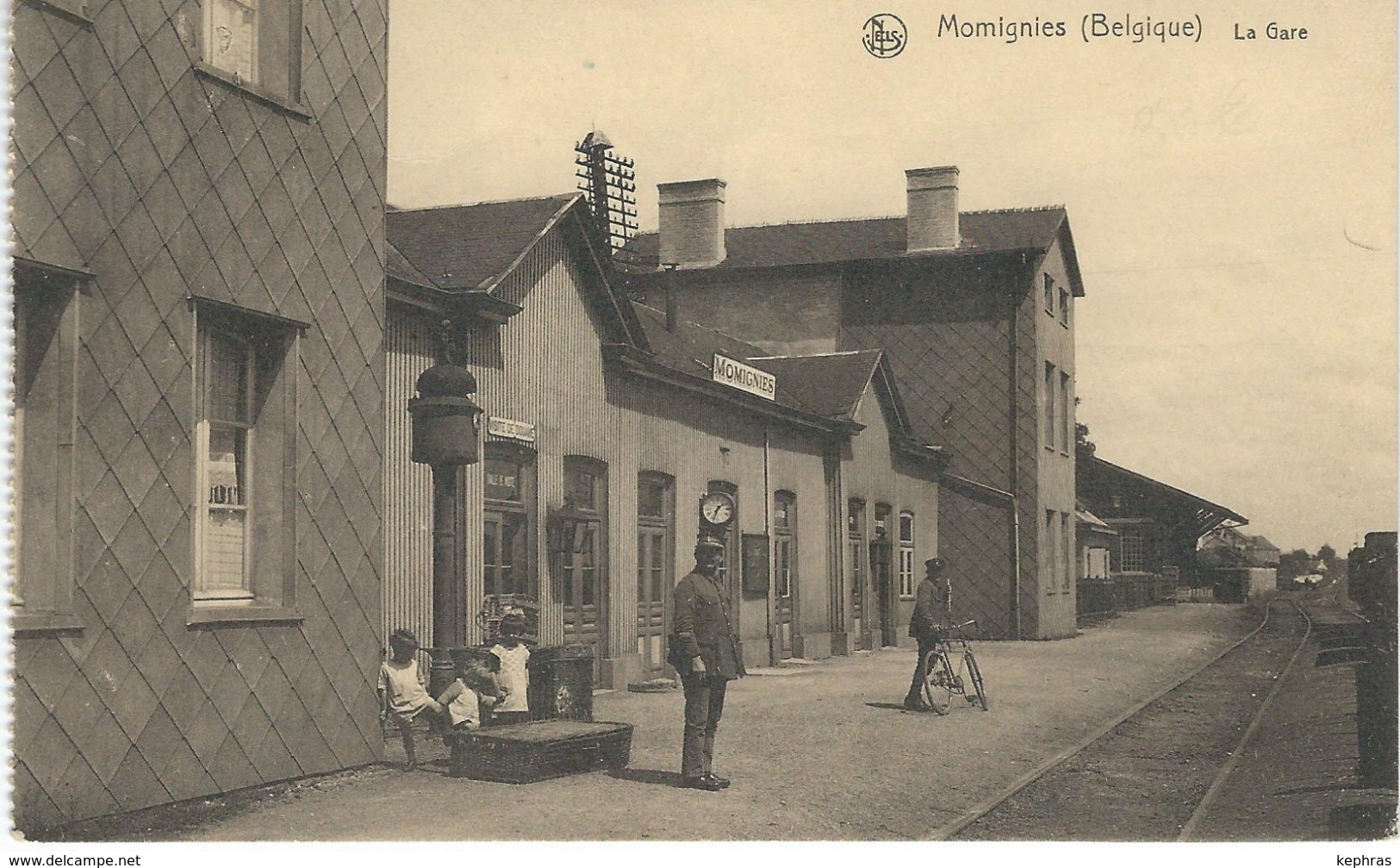 MOMIGNIES : La Gare - Cachet De La Poste 1928 - Momignies