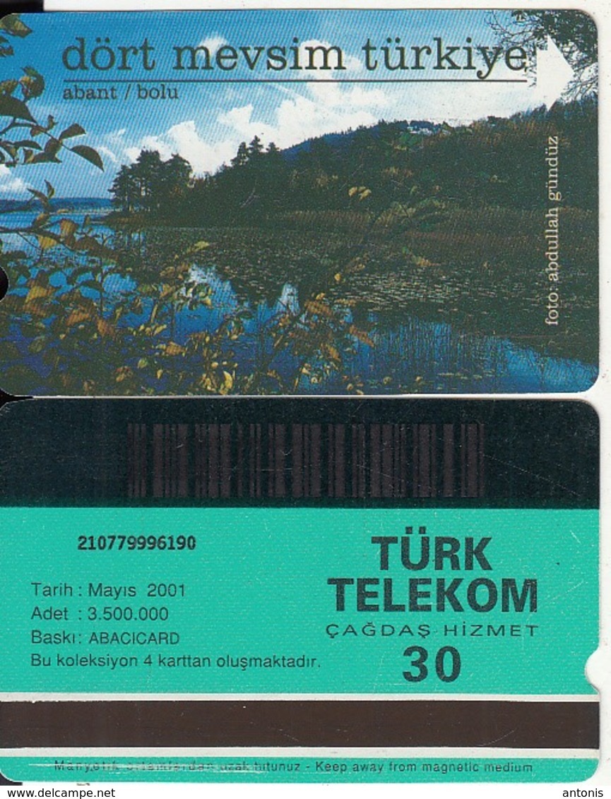 TURKEY - Abant/Bolu(30 Units, Abacicard), 05/01, Used - Turquie