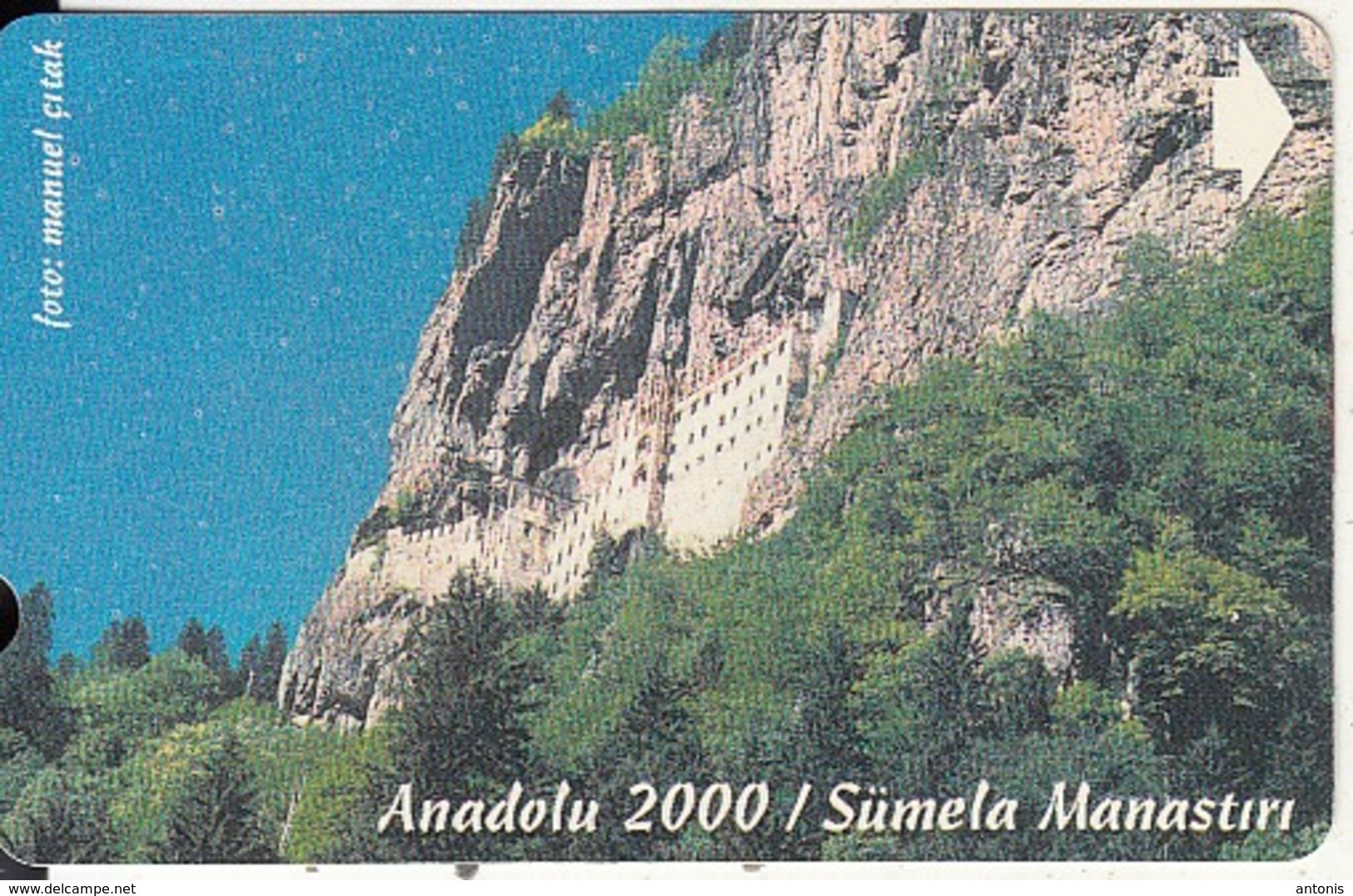 TURKEY - Anadolu 2000/Sumela Monastery(30 Units), 04/00, Used - Turquie