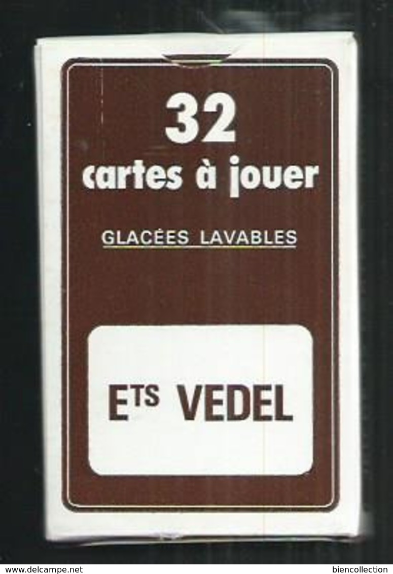 Jeu De 32 Cartes ,publicité Vedel à Joyeuse (Ardèche) - 32 Kaarten