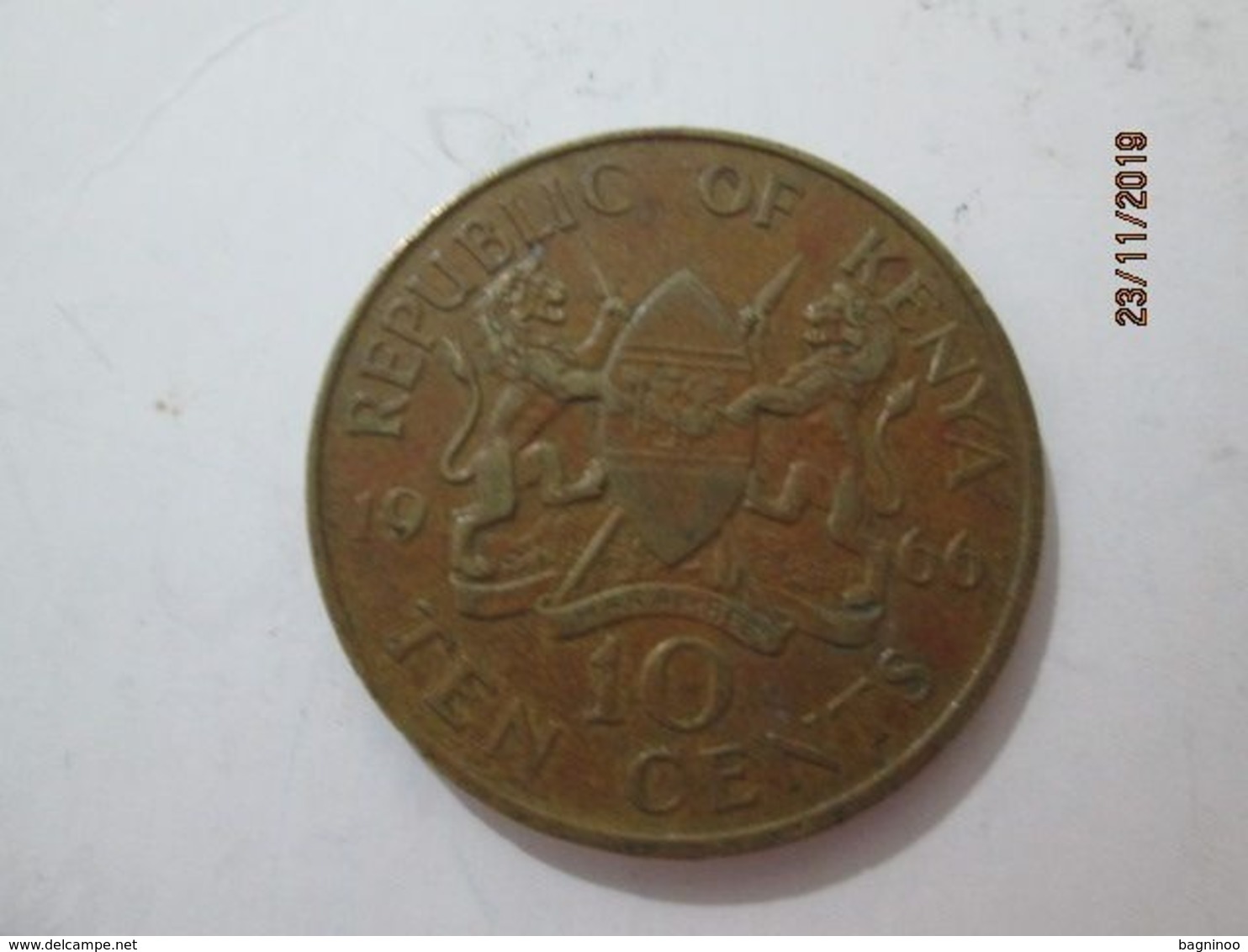 KENYA 10 Cents 1966  # 3 - Kenya