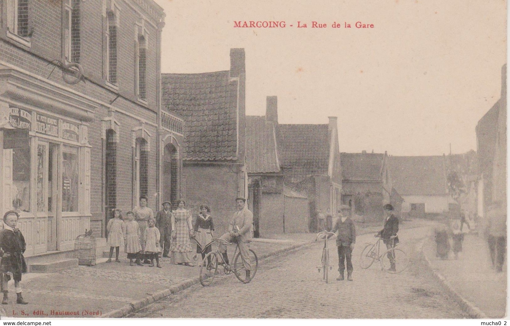 59 - MARCOING - RUE DE LA GARE - Marcoing