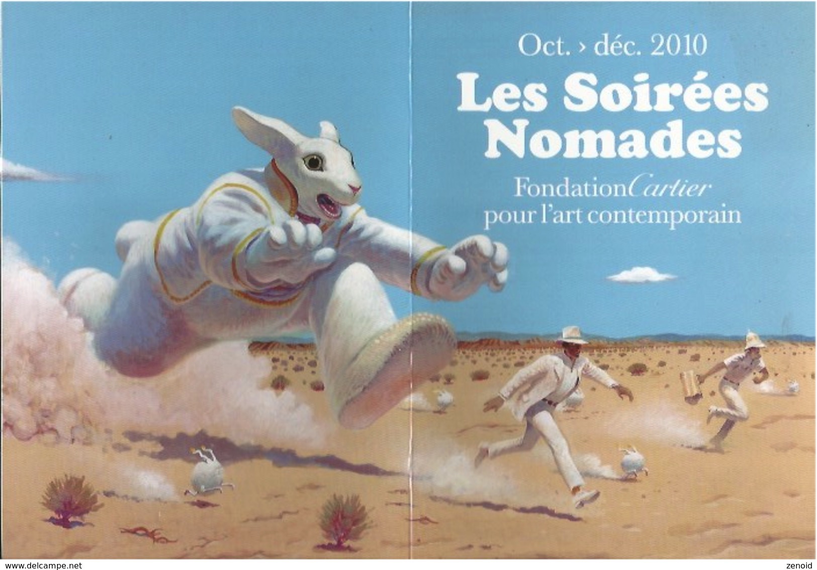 Carte Dépliant Les Soirées Nomades - Ill. Moebius - 2010 - Möbius