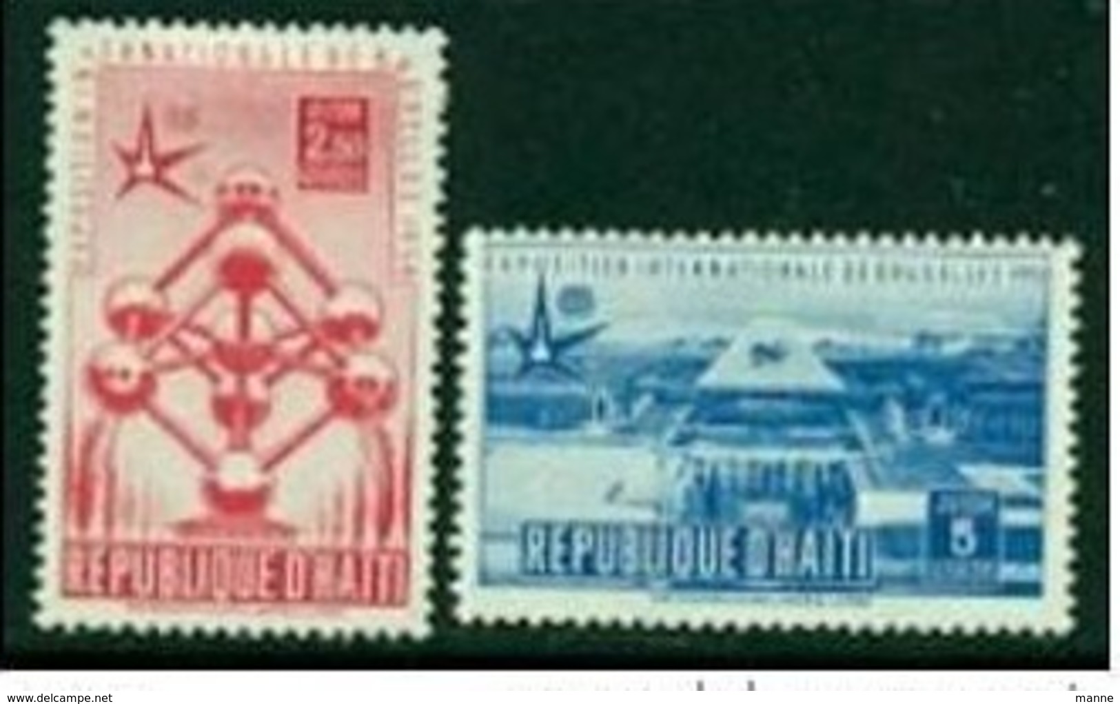 -Haiti-1958- "Airmail"  MH (*) - Haiti