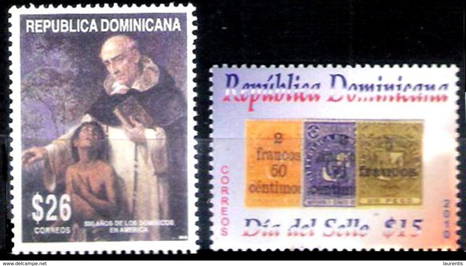 668  Dominican Priests - Dominicana Yv 1624-25 - MNH - 2,25 (7)  M28 - Timbres Sur Timbres