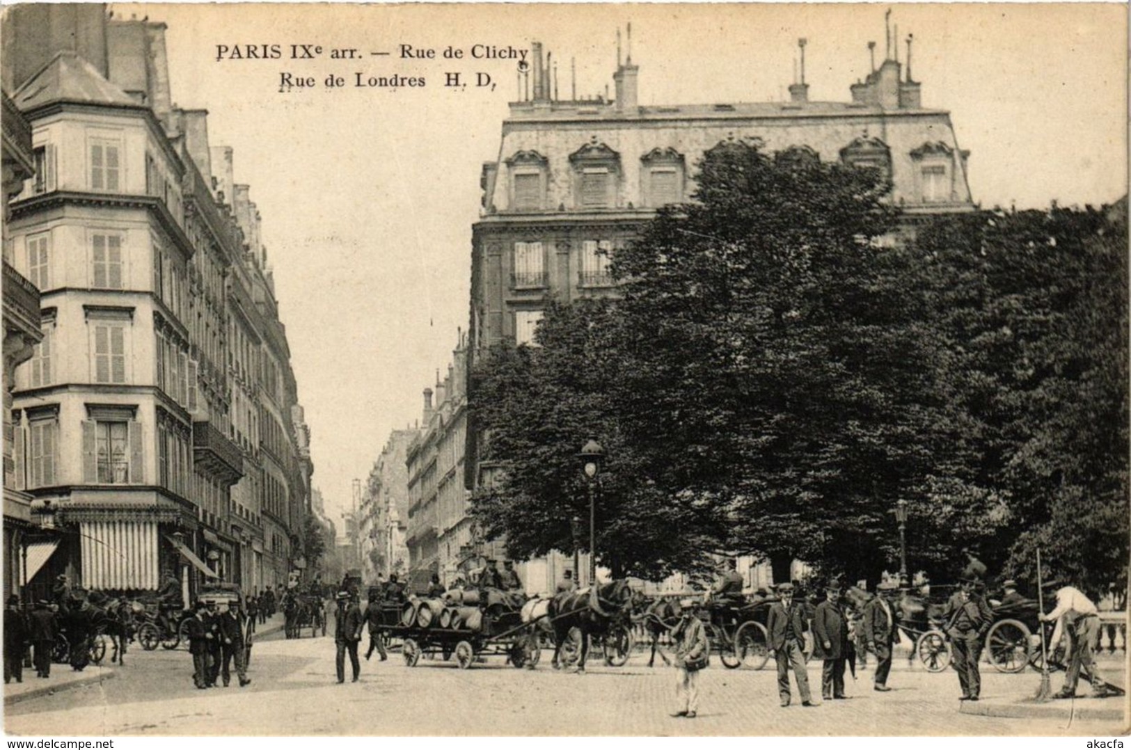 CPA Paris 9e - Rue De Clichy (274045) - Arrondissement: 09