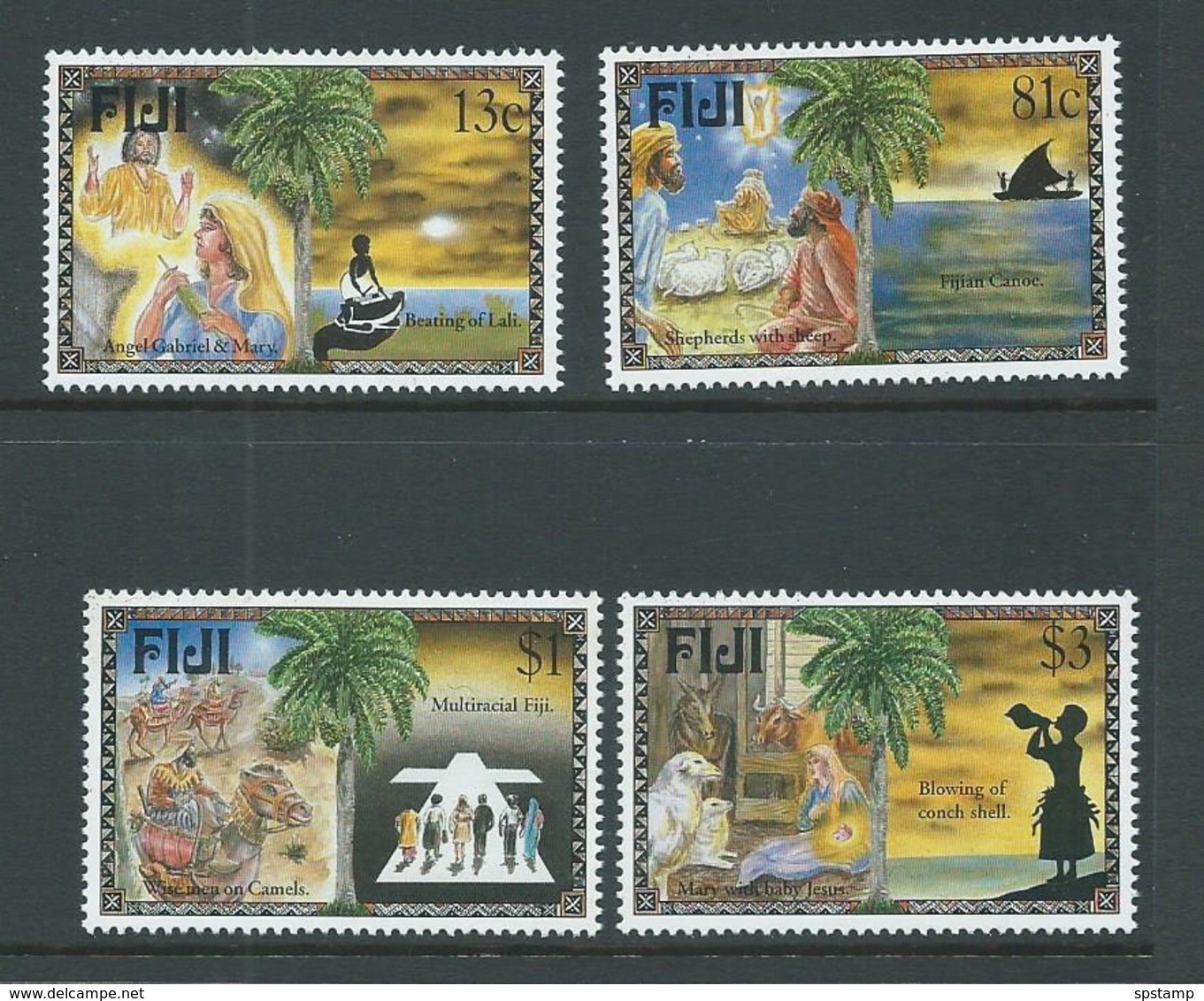 Fiji 1996 Christmas Set 4 MNH - Fiji (1970-...)