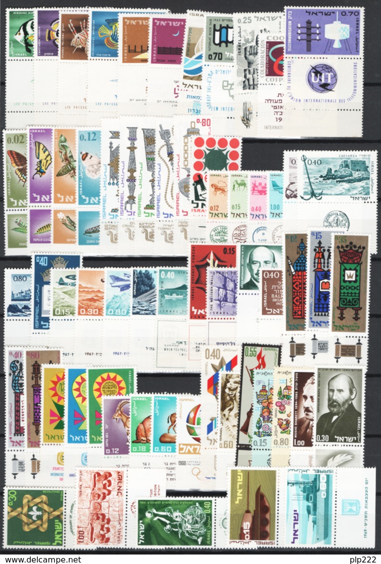 Israele 1953/76 Collection 250 Avl + 3 S/S **/MNH VF/F - Collezioni & Lotti