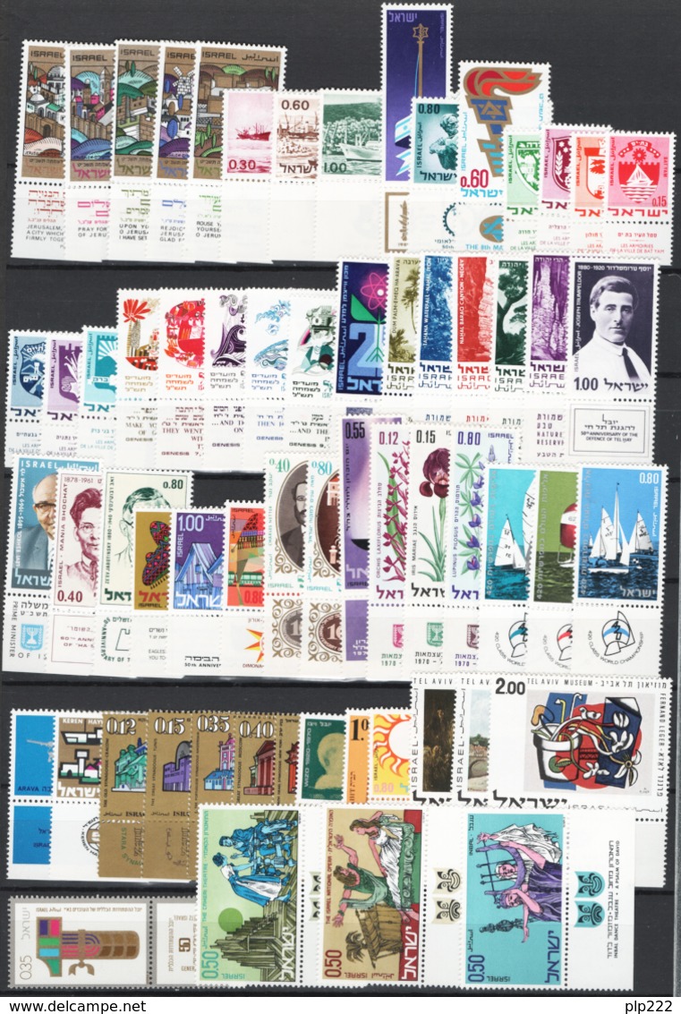 Israele 1953/76 Collection 250 Avl + 3 S/S **/MNH VF/F - Collezioni & Lotti