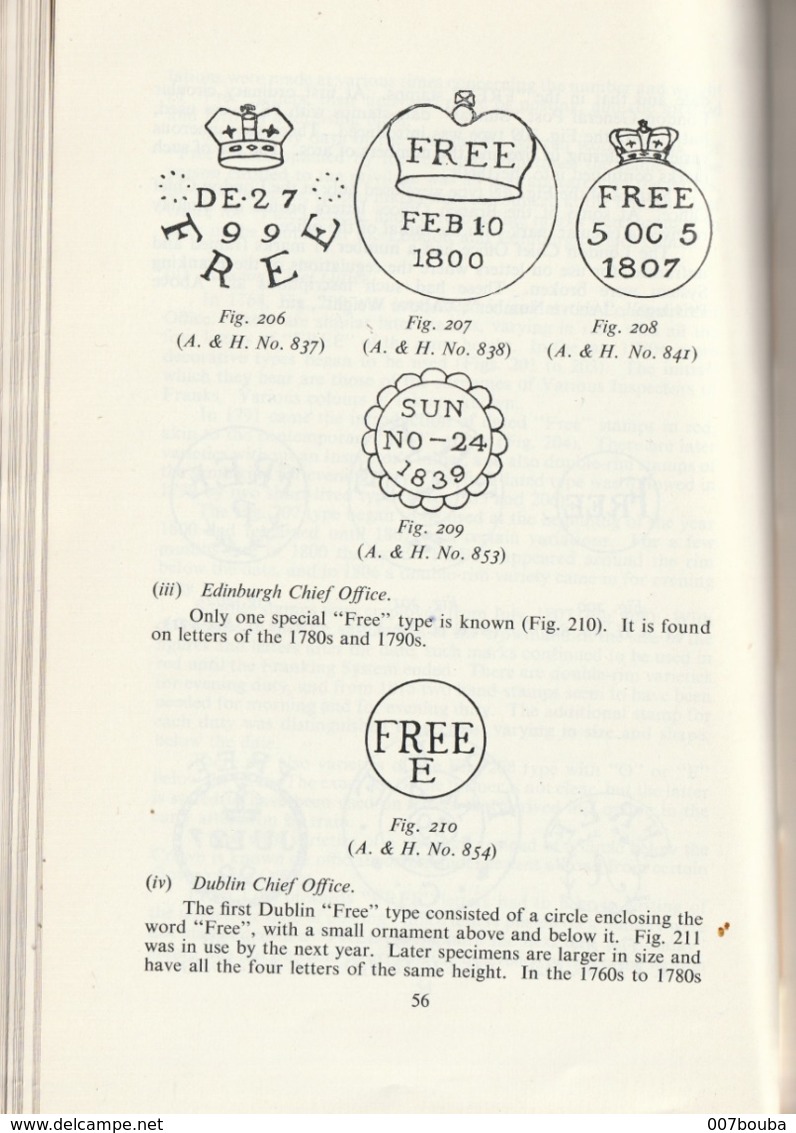 GREAT BRITAIN / BRITISH POSTMARKS / HISTORY AND GUIDE / R. CLOCK, F. HOLLAND/ 300 PAGES