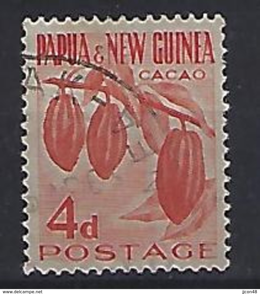 Papau New Guinea 1952  4d Cacao (o) - Papua New Guinea