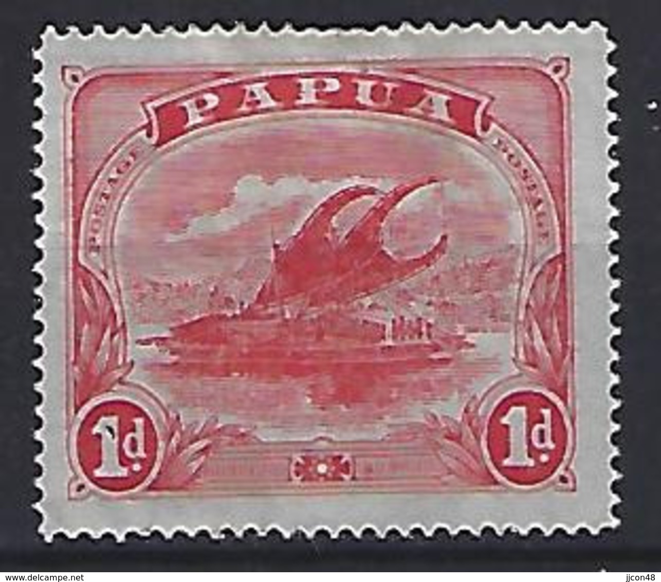 Papau New Guinea 1911  1d Lakatoi (*) MM - Papua New Guinea