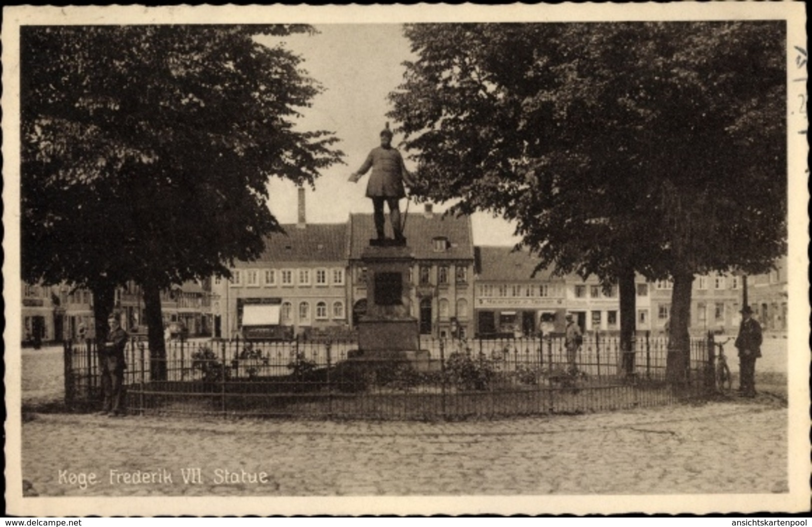 Cp Koge Dänemark, Frederik VII Statue - Dänemark