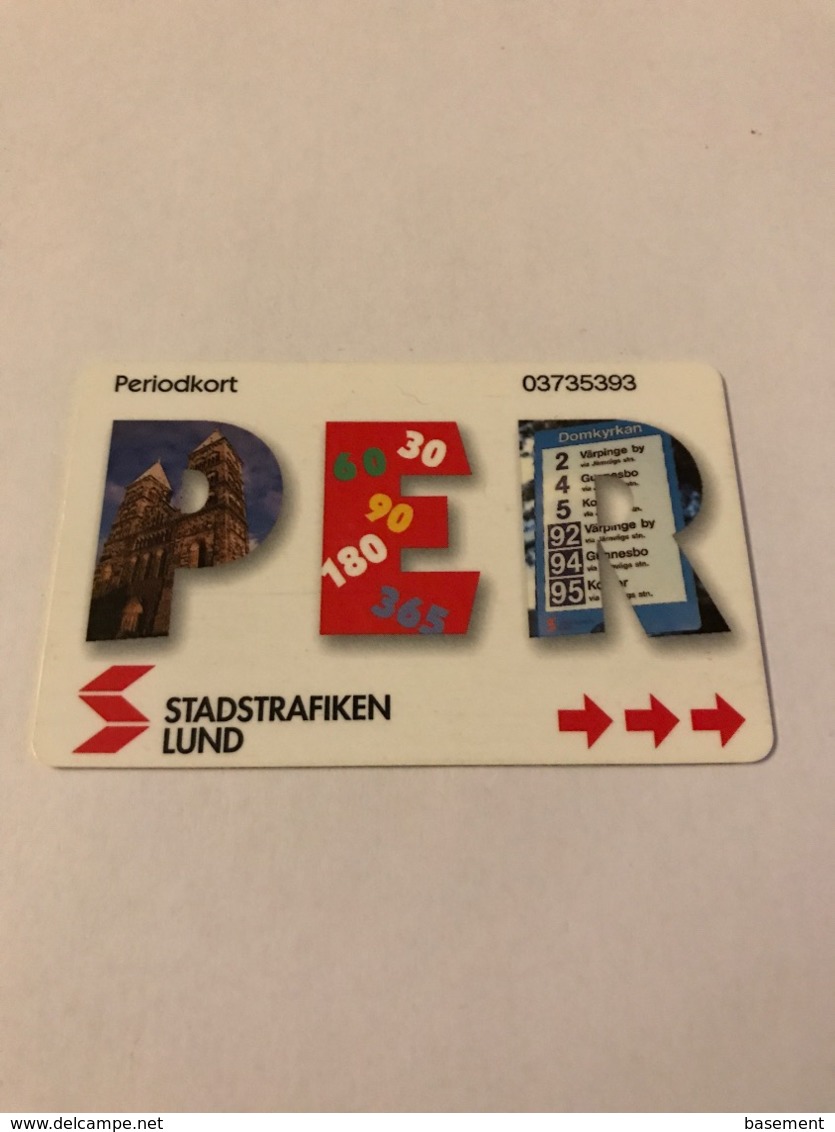 Sweden - Transport Card - Svezia