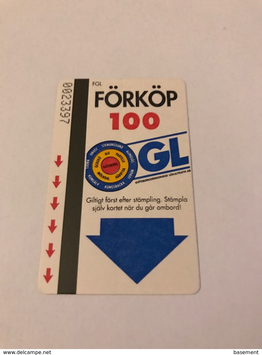 Sweden - Transport Card / Ticket - Svezia