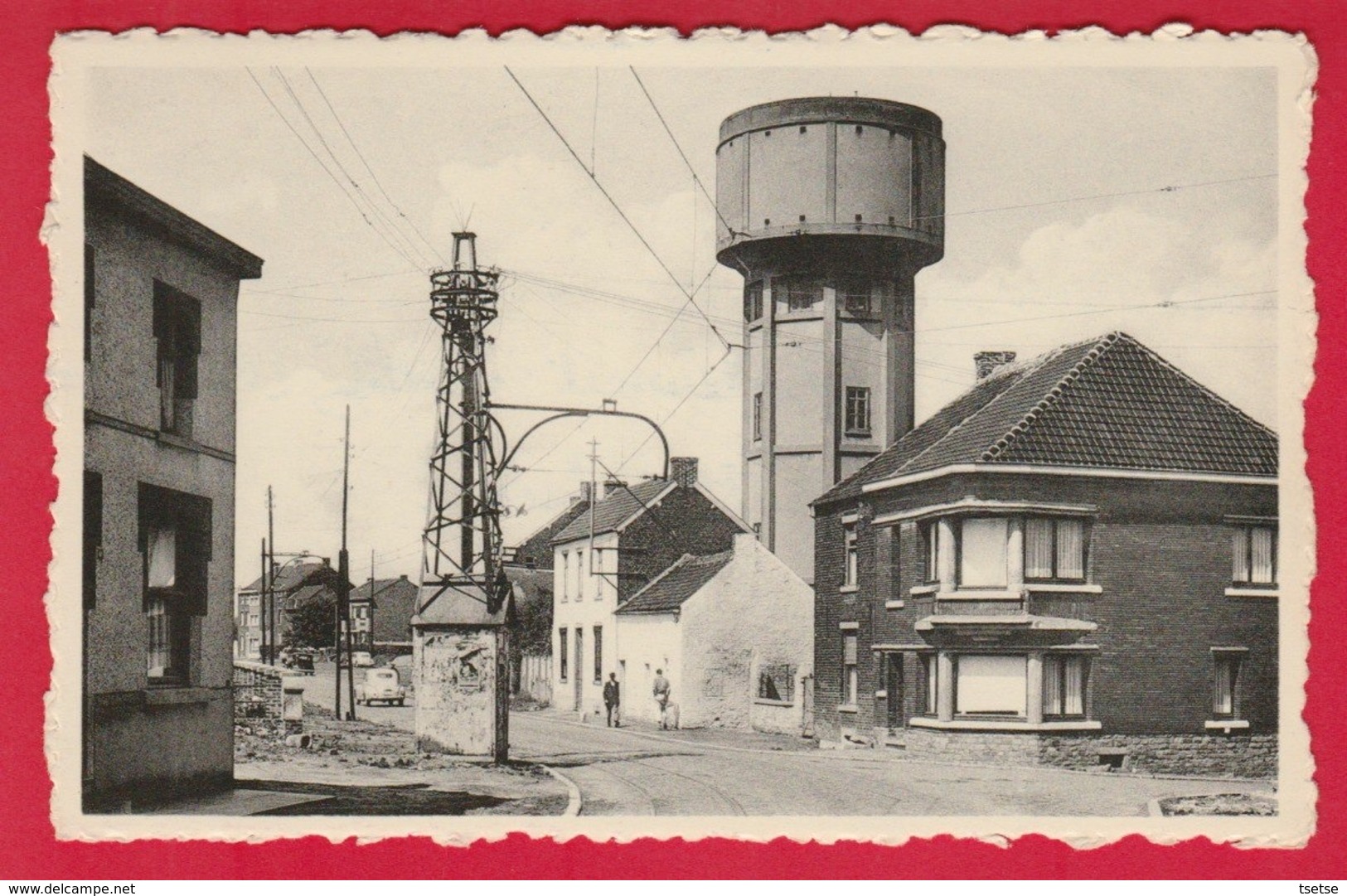 Gouy-lez-Piéton - Rue De Luttre .... Château D'eau ( Voir Verso ) - Courcelles