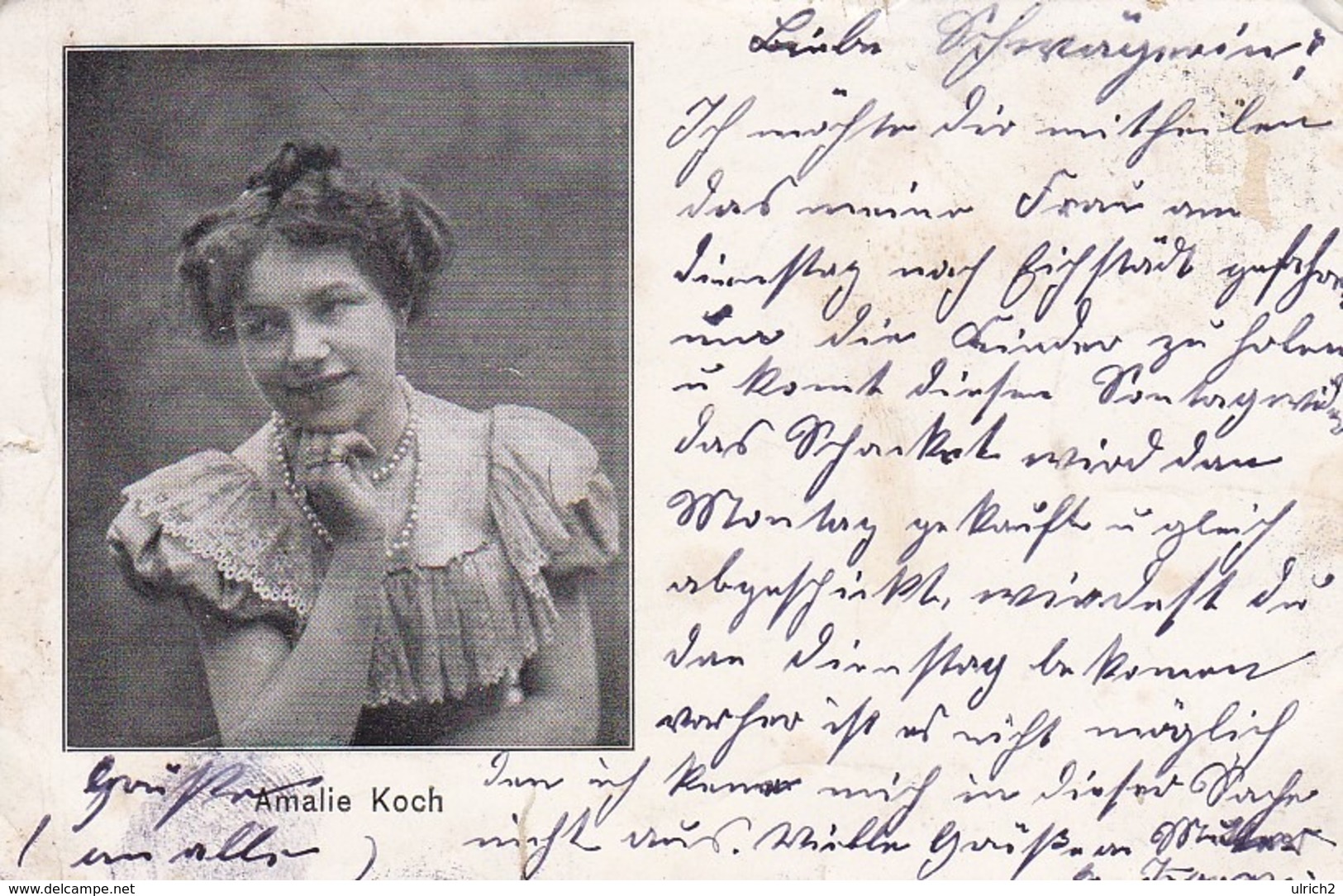 AK Amalie Koch - Komponistin - München Nach Reissing - 1903 (45158) - Femmes Célèbres