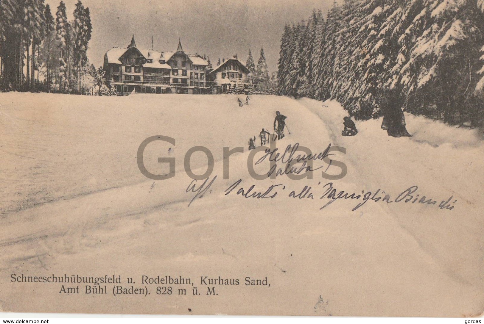 Germany - Amt Buhl - Baden - Rodelbahn - Kurhaus Sand - Buehl