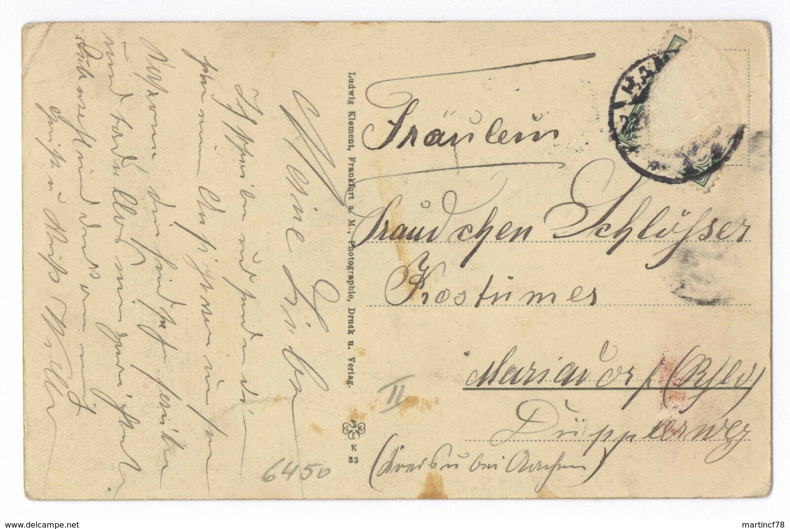 Hanau A. M. Kaserne Des Eisenbahn-Regiments No. 3 Ansichtskarte Postkarte - Hanau