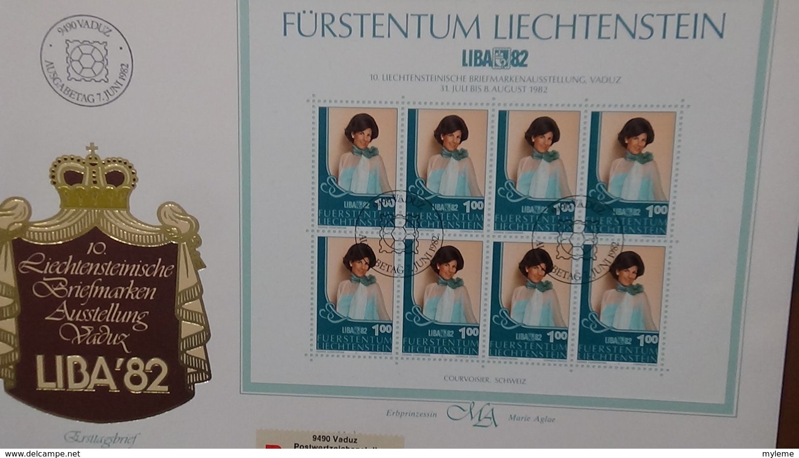 12 Enveloppes 1er Jour Du Liechtenstein Dont Blocs Années 60/70. Côte Très Sympa. A Saisir !!! - Collections (en Albums)