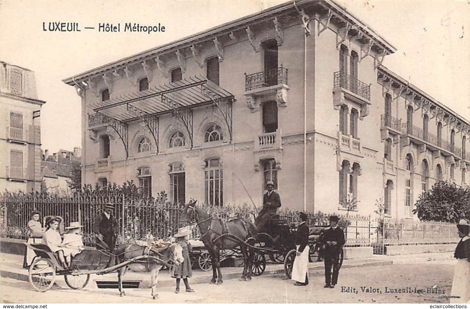 Lxeuil Les Bains       70        Hôtel  Métropole    (voir Scan) - Luxeuil Les Bains