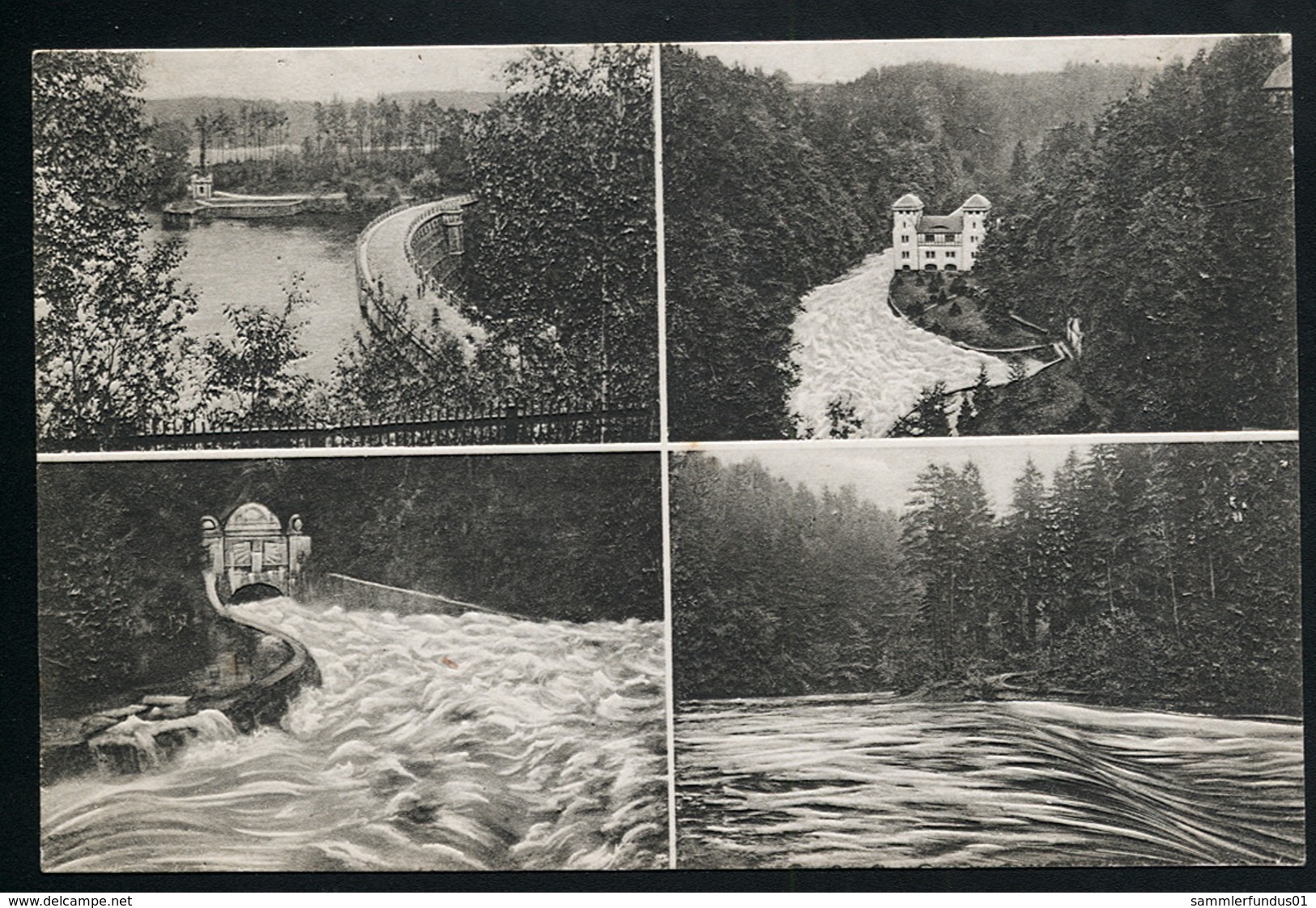 AK/CP  Queis  Marklissa  Talsperre  Hochwasser   Ungel/uncirc. 1920   Erhaltung/Cond. 1-   Nr. 00931 - Schlesien