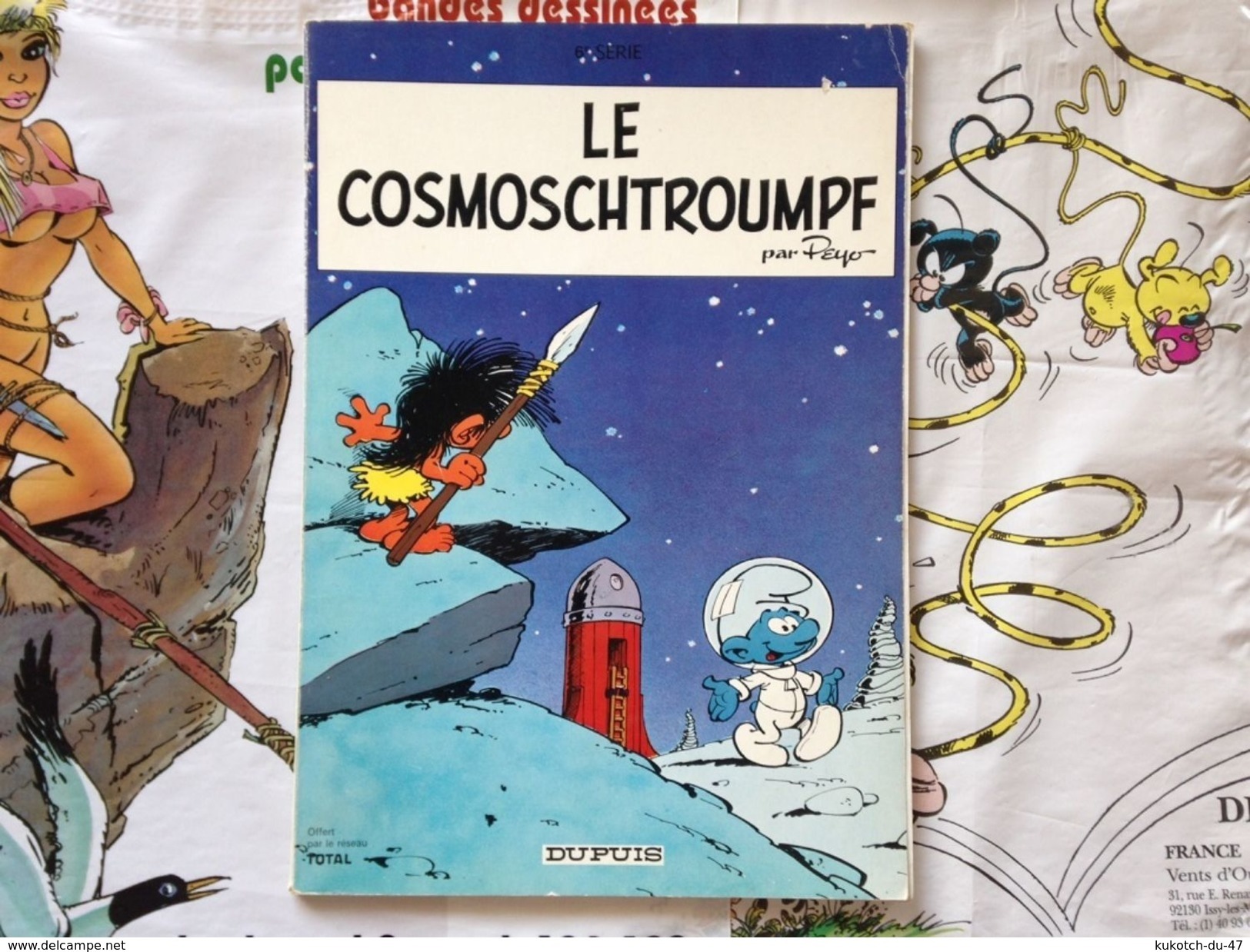 BD Les Schtroumphs - Le Cosmoschtroumph - Peyo - Publicité (1972) - Schtroumpfs, Les - Los Pitufos