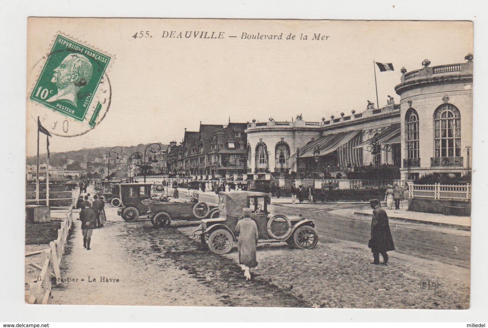 AC167 - DEAUVILLE - Boulevard De La Mer - Voitures Anciennes - Deauville