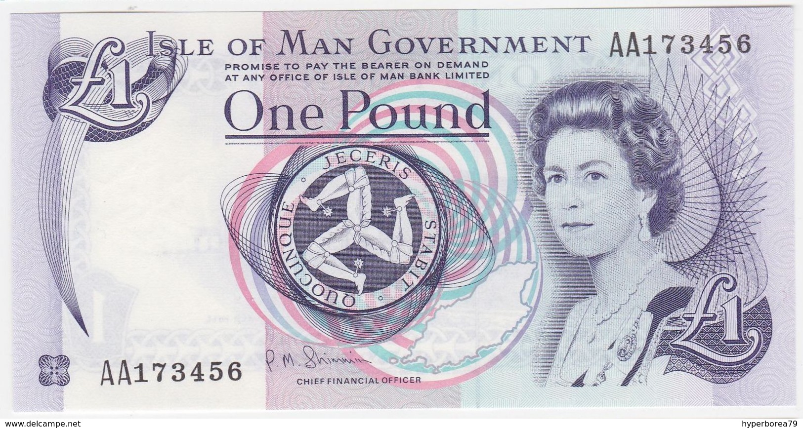 Isle Of Man P 40 C - 1 Pound 1983 - UNC - 1 Pound