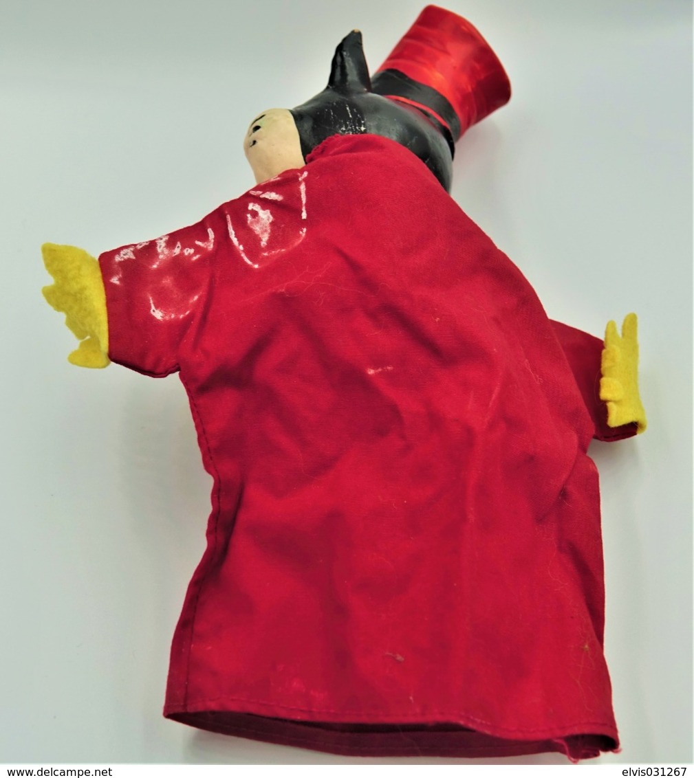 Vintage HAND PUPPET : WALT DISNEY DOLLS GAUMEL BELGIUM: LITTLE BAD WOLF -  RaRe - 1960's - Marionnette - Collectible - Marionette