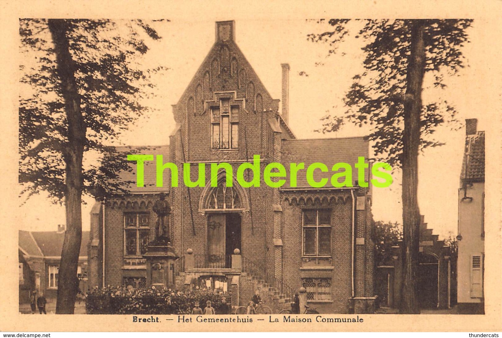 CPA BRECHT HET GEMEENTEHUIS LA MAISON COMMUNALE - Brecht