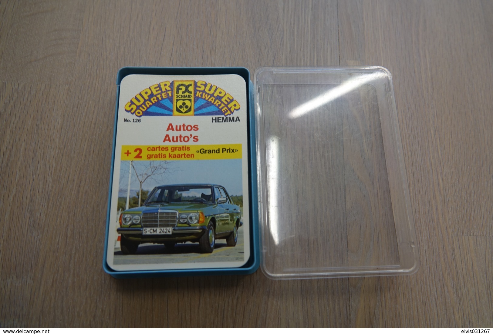 Speelkaarten - Kwartet, Auto's, Nr 126, Schmid - Hemma, *** - - Cartes à Jouer Classiques