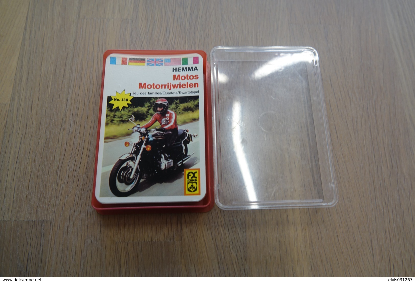 Speelkaarten - Kwartet, Motos Motorrijwielen, Nr 138, FX Schmid - Hemma , *** - Vintage - Cartes à Jouer Classiques