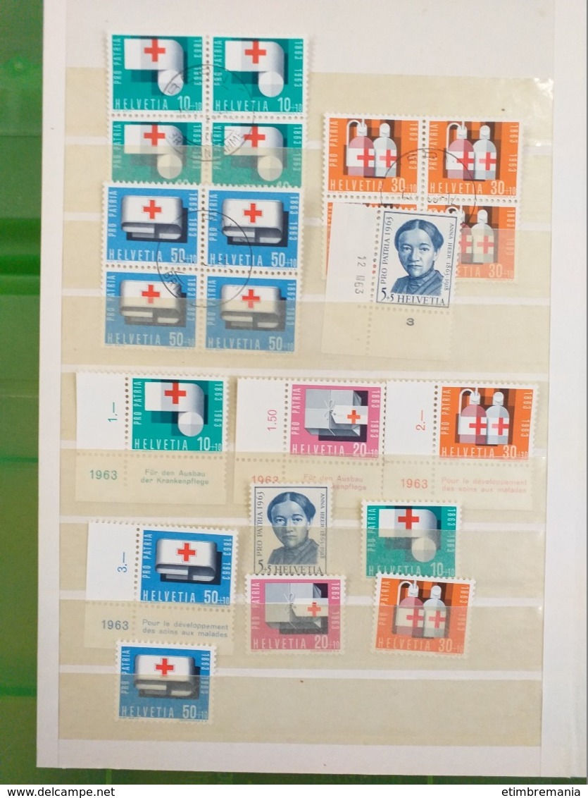 LOT N° 1166 LIECHENSTEIN + SUISSE et divers un lot de 3 classeurs  neufs ** et quelques obl.